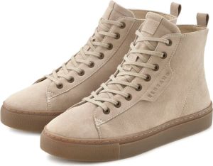 Elbsand Laarsjes Sneakers hightop met vetersluiting van zacht leer in casual look