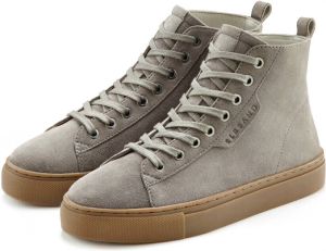 Elbsand Laarsjes Sneakers hightop met vetersluiting van zacht leer in casual look