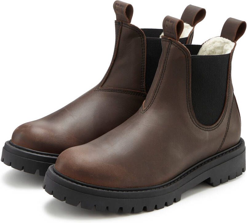 Elbsand Laarsjes van leer in klassieke chelsea-look laarzen boots winterlaarzen