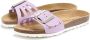 Elbsand Slippers Mule Sandalen open schoen van hoogwaardig leer met zacht comfortkurk voetbed - Thumbnail 1