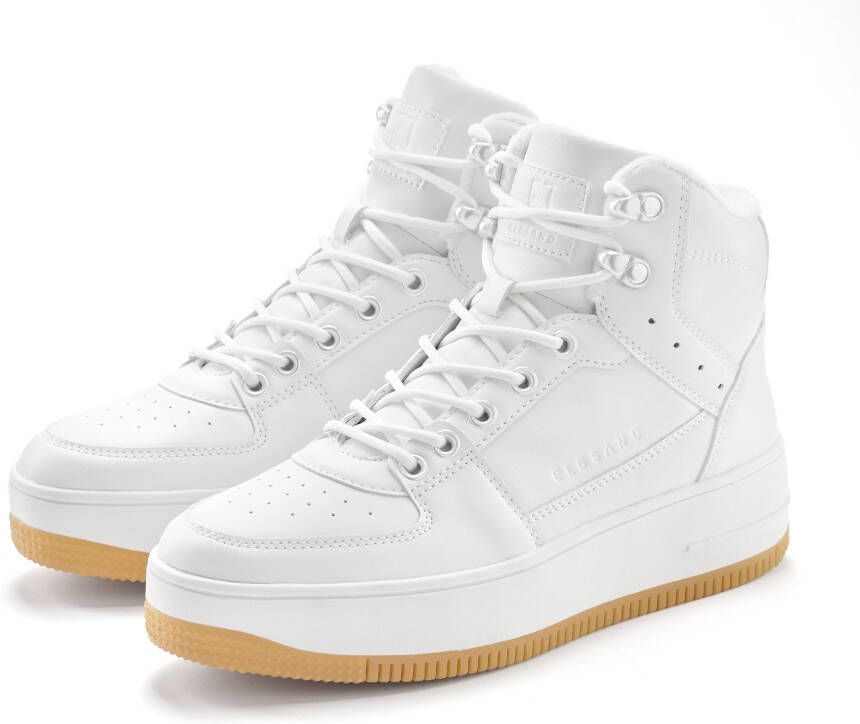 Elbsand Sneakers met knuffelig warm voering vrijetijdsschoen lage schoen high top sneaker