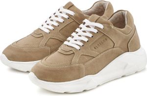 Elbsand Sneakers van leer met chunky zool