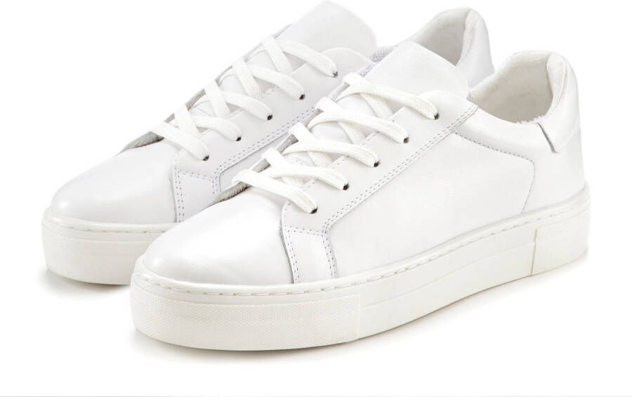 Elbsand Sneakers Veterschoen vrijetijdsschoen leer zachte frotté binnenvoering - Foto 1