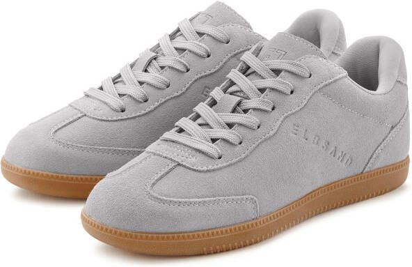 Elbsand Sneakers Vrijetijdsschoen Retro sneaker leren schoen veterschoen van leer unisex