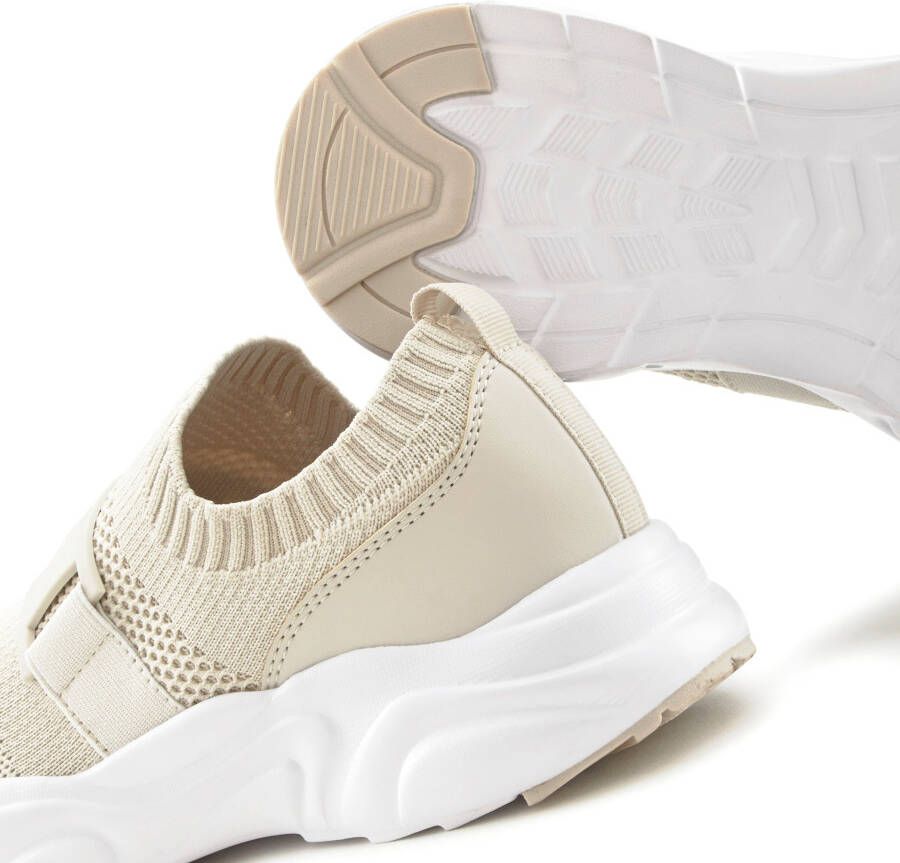 active by Lascana Sneakers Lage schoen vrijetijdsschoen slipper chunky zool VEGAN