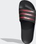 Adidas Originals Adilette badslippers zwart donkerrood - Thumbnail 8