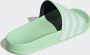 Adidas Originals Adilette badslippers mintgroen wit - Thumbnail 4