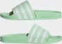 Adidas Originals Adilette Slides Dames Semi Green Spark Cloud White Semi Green Spark- Dames Semi Green Spark Cloud White Semi Green Spark - Thumbnail 8