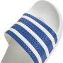 Adidas adilette Slippers en Sandalen Blauw Maat: 39 1 3 Mesh Synthetisch Foot Locker - Thumbnail 6