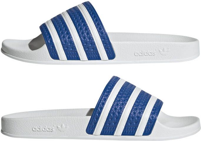 Adidas adilette Slippers en Sandalen Blauw Maat: 39 1 3 Mesh Synthetisch Foot Locker - Foto 8