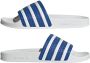 Adidas adilette Slippers en Sandalen Blauw Maat: 39 1 3 Mesh Synthetisch Foot Locker - Thumbnail 8