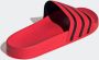 Adidas adilette Heren Slippers en Sandalen Rood Maat: 39 1 3 Mesh Synthetisch Foot Locker - Thumbnail 6