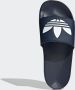 Adidas Adilette Lite Slippers Collegiate Navy Ftwr White Collegiate Navy - Thumbnail 13