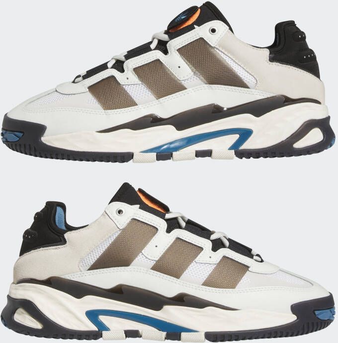 Adidas Niteball Sneakers Kristal Wit Zwart Multicolor Heren - Foto 11
