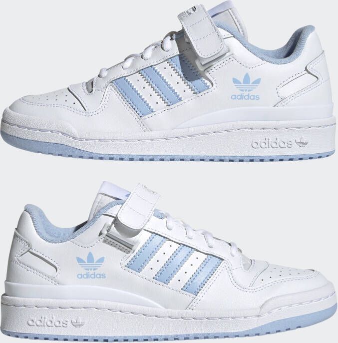 Adidas Originals Forum Low sneakers wit lichtblauw - Foto 13