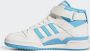 Adidas Mid-Top Forum Sneakers in Wit Blauw - Thumbnail 5