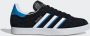 Adidas Originals Zwarte Gazelle Leren Sneakers Multicolor - Thumbnail 8