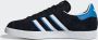 Adidas Originals Zwarte Gazelle Leren Sneakers Multicolor - Thumbnail 9