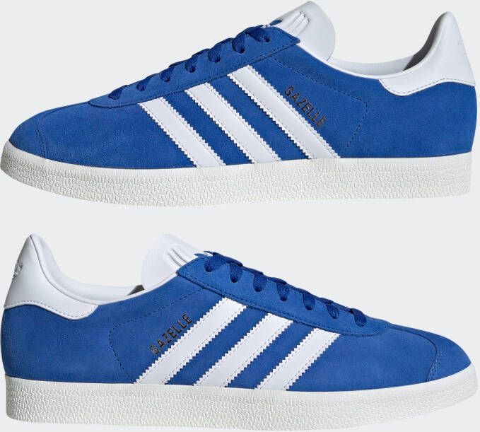 Adidas Originals Gazelle Blue Cloud White Core White- Blue Cloud White Core White - Foto 11