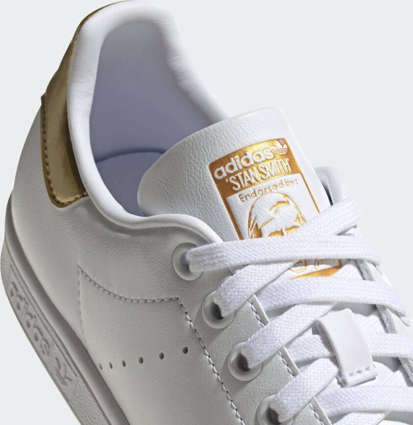 verklaren ongeluk munt Adidas Stan Smith W Dames Sneakers Ftwr White Ftwr White Gold Met -  Schoenen.nl