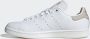 Adidas Originals Stan Smith Cloud White Wonder Beige Silver Metallic- Cloud White Wonder Beige Silver Metallic - Thumbnail 11