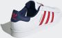 Adidas Originals Superstar sneakers wit donkerblauw rood - Thumbnail 8