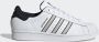 Adidas Originals Superstar sneakers wit zwart grijs - Thumbnail 5