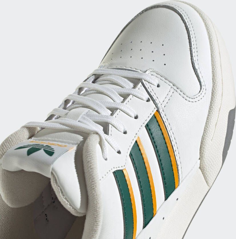 Adidas Originals Team Court 2 Str sneakers wit groen offwhite - Schoenen.nl