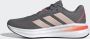 Adidas Performance Galaxy 7 hardloopschoenen grijs oranje ecru - Thumbnail 5