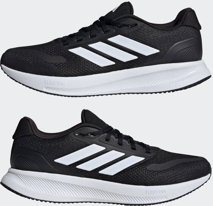 Adidas Performance Runfalcon 5 Wide Hardloopschoenen Unisex Zwart - Foto 7