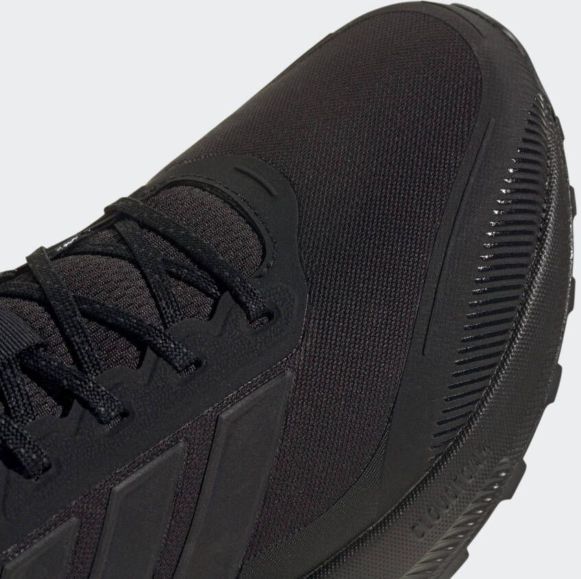 Adidas Runfalcon 5 Tr Heren Schoenen Zwart Maat: 40 2 3 Mesh Synthetisch Foot Locker - Foto 8
