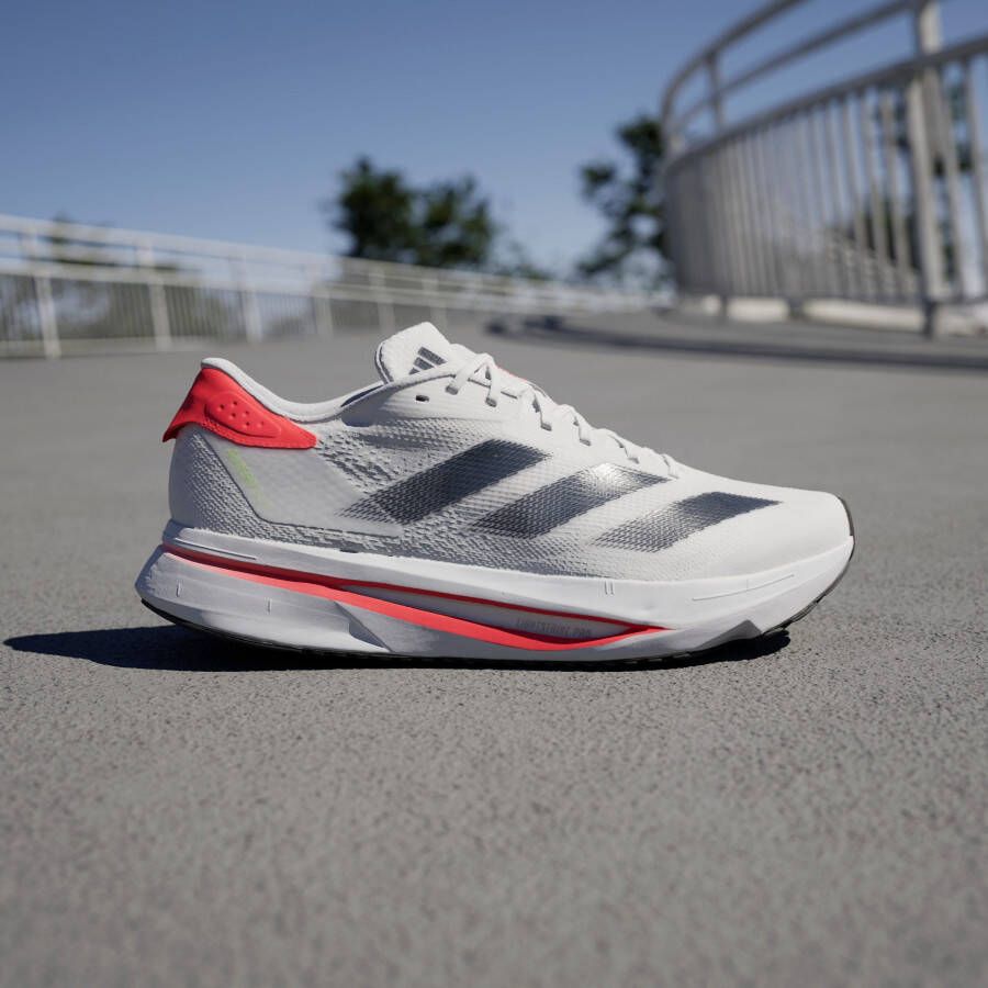 Adidas Adizero Sl2 Heren Schoenen Wit Maat: 42 2 3 Mesh Synthetisch Foot Locker - Foto 15