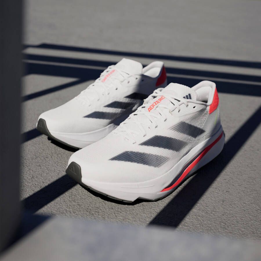 Adidas Adizero Sl2 Heren Schoenen Wit Maat: 42 2 3 Mesh Synthetisch Foot Locker - Foto 12