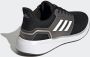 Adidas Performance EQ19 Run Winter hardloopschoenen zwart wit blauw - Thumbnail 9