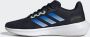 Adidas Runfalcon 3.0 Sneakers Zwart Blauw Mannen - Thumbnail 4