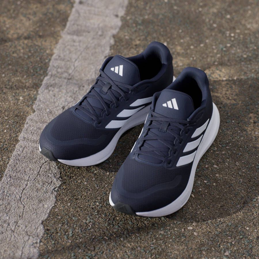 Adidas Performance Runfalcon 5 hardloopschoenen donkerblauw wit zwart - Foto 11
