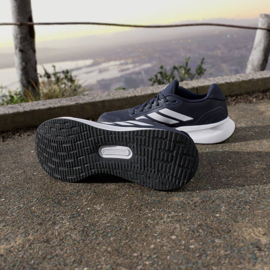 Adidas Performance Runfalcon 5 hardloopschoenen donkerblauw wit zwart - Foto 12