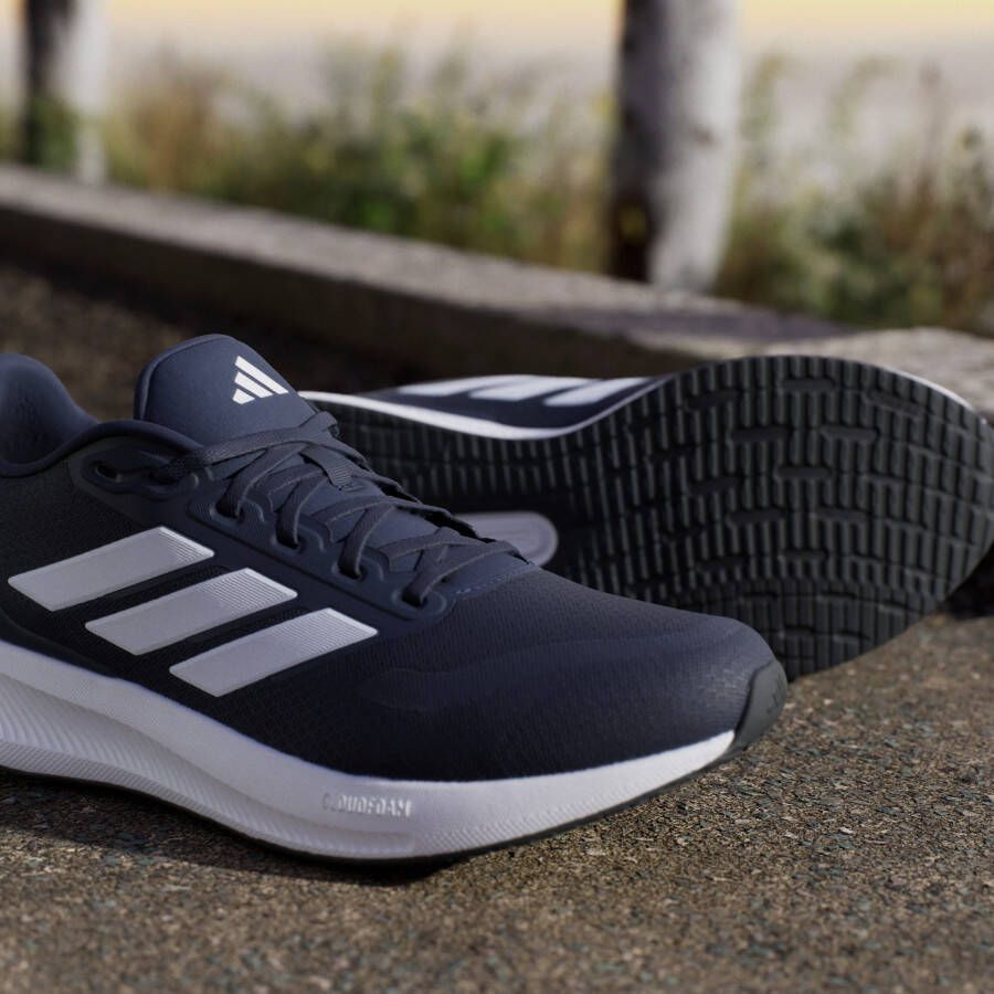 Adidas Performance Runfalcon 5 hardloopschoenen donkerblauw wit zwart - Foto 13