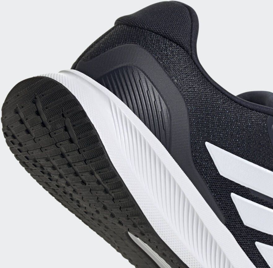 Adidas Performance Runfalcon 5 hardloopschoenen donkerblauw wit zwart - Foto 8