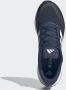 Adidas Performance Runfalcon 5 hardloopschoenen donkerblauw wit zwart - Thumbnail 8