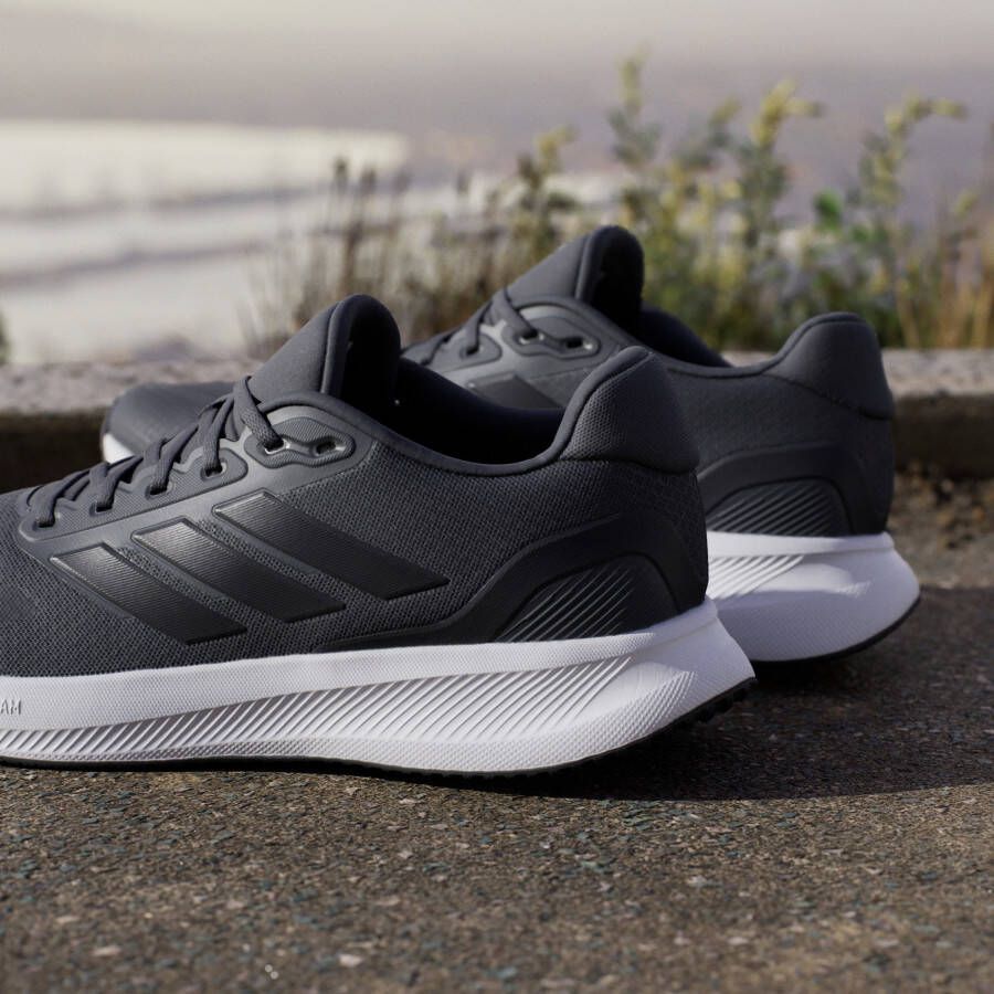Adidas Performance Runfalcon 5 hardloopschoenen grijs zwart wit - Foto 10