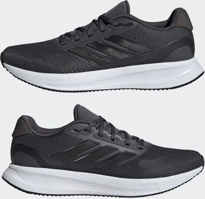 Adidas Performance Runfalcon 5 hardloopschoenen grijs zwart wit - Foto 14