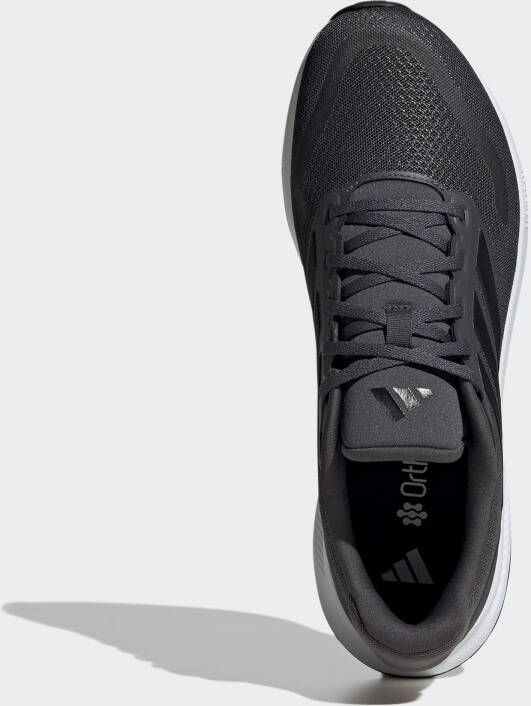 Adidas Performance Runfalcon 5 hardloopschoenen grijs zwart wit - Foto 4