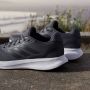 Adidas Performance Runfalcon 5 hardloopschoenen grijs zwart wit - Thumbnail 10