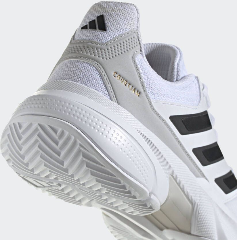 Adidas Performance CourtJam Control 3 Tennisschoenen Unisex Wit - Foto 8