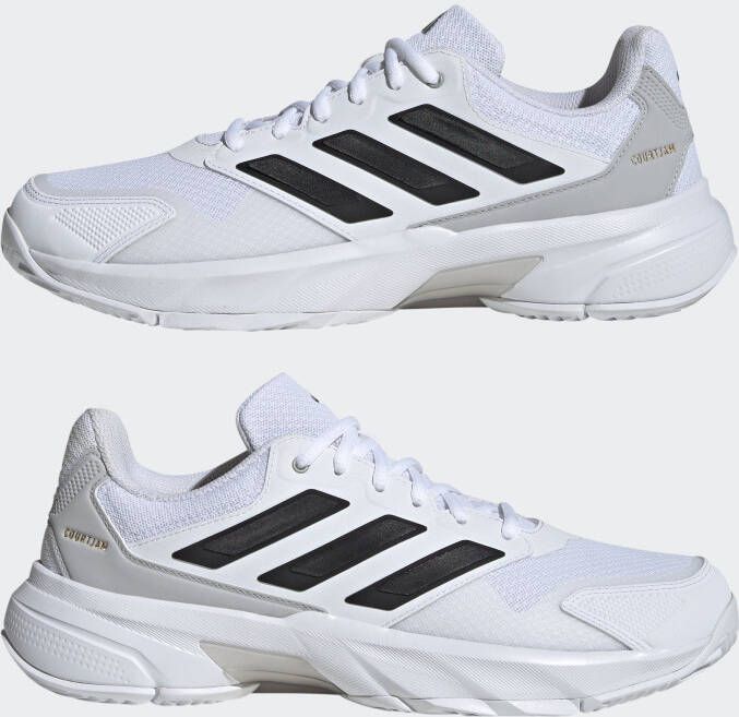 Adidas Performance CourtJam Control 3 Tennisschoenen Unisex Wit - Foto 10