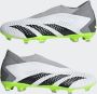 Adidas Perfor ce Predator Accuracy.3 Veterloze Firm Ground Voetbalschoenen Unisex Wit - Thumbnail 12
