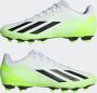 Adidas X Crazyfast.4 Gras Kunstgras Voetbalschoenen (FxG) Wit Felgeel Zwart - Thumbnail 11