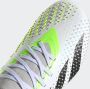 Adidas Predator Accuracy.2 Gras Voetbalschoenen (FG) Wit Grijs Felgeel Zwart - Thumbnail 11