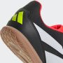 Adidas Perfor ce Predator 24 Indoor Sala Sr. zaalvoetbalschoenen zwart wit rood - Thumbnail 7